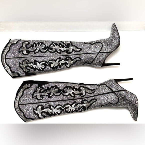 INC Womens Iresa 4 Rhinestone Over-The-Knee Boots Size 5 - Picture 4 of 10